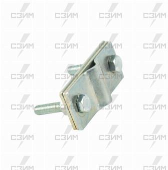 Зажим соединительный полоса-прут параллельный (малый), оцинкованный. | СЗИМ
