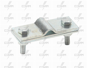 Зажим соединительный полоса-прут параллельный (малый), оцинкованный. | СЗИМ