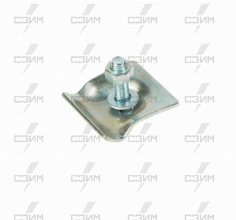 Клемма прижимная молниепроводника 6,0 - 10,0 мм оцинкованный | СЗИМ