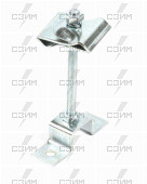 Держатель / зажим молниепроводника 6-10 мм, оцинк., h= 100 мм | СЗИМ