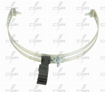 Держатель коньковый регулируемый с пластиковым держателем, оцинк. | СЗИМ