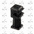 Держатель токоотвода, 6-8 мм H= 36 мм, пластик (чёрный) | СЗИМ